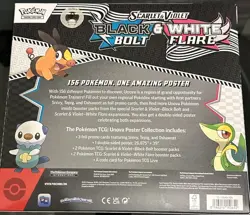 Pokemon TCG Scarlet and Violet Black Bolt White & Flare Poster Collection Sealed - Image 2