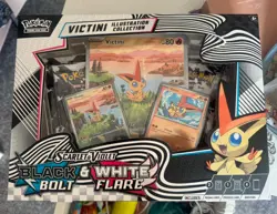 Pokemon TCG Black Bolt & White Flare Victini Illustration Collection Box - Image 2