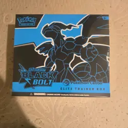 Pokemon Center Black Bolt Elite Trainer Box ETB - Sealed Ripped - Image 1