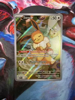 Eevee SVP Scarlet & Violet Promo (173) Full Art Illustrator Rare Pokemon Card NM - Image 1