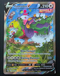 Tornadus V 185/198 Pokemon Chilling Reign Alternate Full Art Holo Ultra Rare - Image 1