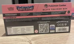 Pokemon TCG Chaos Rising Pokemon Centre Pc ETB - Image 4
