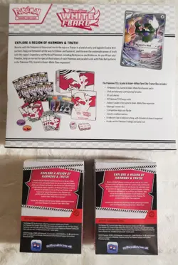 White Flare Elite Trainer Box & 2 Booster Bundles - Pokemon TCG - Factory Sealed - Image 3