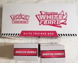 White Flare Elite Trainer Box & 2 Booster Bundles - Pokemon TCG - Factory Sealed - Image 4
