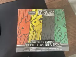 Pokemon Center Exclusive Evolving Skies Flareon Elite Trainer Box ETB SEALED - Image 1