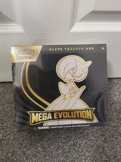 Pokemon TCG Mega Evolution Gardevoir Elite Trainer Box ETB New Small rip bottom - Image 1