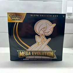 Pokemon TCG Mega Evolution Elite Trainer Box Promo Mega Gardevoir 9 Packs - Image 1
