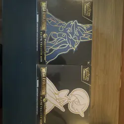 Pokemon Center Mega Evolution Elite Trainer Box 2-Box Lot Lucario Gardevoir 2025 - Image 1