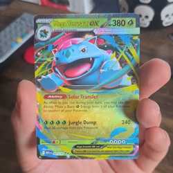 The Pokemon Company Mega Venusaur EX Ultra Rare Full Art Holo 003/132 EN 2016 - Image 1