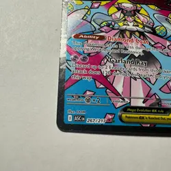 The Pokemon Company Mega Diancie EX 267/217 Ascension Full Art Holo Secret ENG - Image 2