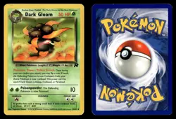 Dark Gloom 36/82 Unlimited Uncommon Team Rocket Pokemon Card - Image 1