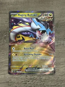 Raging Bolt EX 123/162 Pokemon TCG Temporal Forces TEF Double Rare Half Art Holo - Image 1