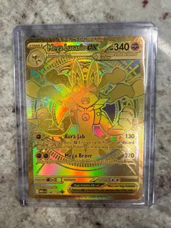 Pokemon MEGA LUCARIO EX 188/132 PACK FRESH MINT CONDITION English Secret Rare - Image 1