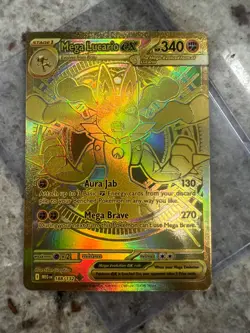 Pokemon MEGA LUCARIO EX 188/132 PACK FRESH MINT CONDITION English Secret Rare - Image 3