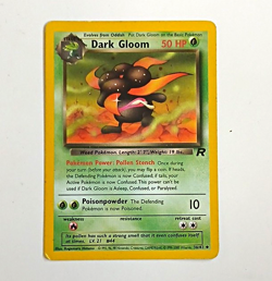 Pokemon TCG Dark Gloom 36/82 Team Rocket Regular Uncommon 2000 WOTC English 50HP - Image 1