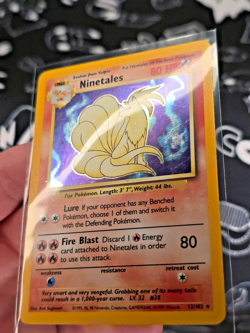 Ninetales 1999 Base Set Unlimited 12/102 Holo Rare WotC Pokemon TCG Card - Image 2