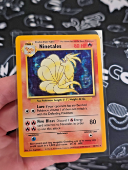 Ninetales 1999 Base Set Unlimited 12/102 Holo Rare WotC Pokemon TCG Card - Image 3