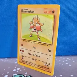Pokemon TCG Hitmonchan 7/102 Base Set Holo Rare Holo 70 HP English 1999 - Image 2