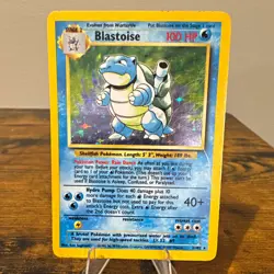 WoTC Blastoise 2/102 Base Set Holo Rare Eng 100 HP 1999 Pokemon TCG - Image 1