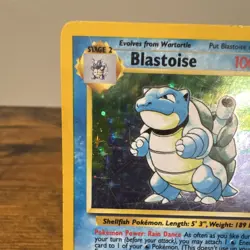 WoTC Blastoise 2/102 Base Set Holo Rare Eng 100 HP 1999 Pokemon TCG - Image 2