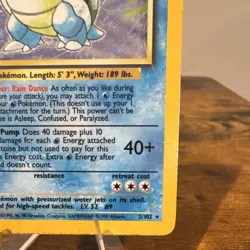 WoTC Blastoise 2/102 Base Set Holo Rare Eng 100 HP 1999 Pokemon TCG - Image 4