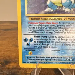 WoTC Blastoise 2/102 Base Set Holo Rare Eng 100 HP 1999 Pokemon TCG - Image 5
