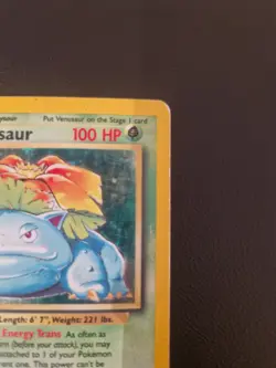 Pokemon TCG Base Set Venusaur 15/102 Holo Rare WOTC 1999 Unlimited English - Image 5