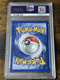 Pokemon TCG Hitmonchan 7/102 Base Set Holo Rare 1999 PSA 5 Wizards of the Coast - Image 2