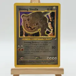 Shining Steelix 112/105 Neo Destiny Pokemon TCG Card Holo Secret Rare 2000 - Image 1
