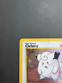 Pokemon TCG Clefairy Base Set 5/102 Holo Unlimited Holo Rare LP - Image 3