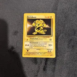 Pokemon TCG Base Set (Unlimited) Electabuzz 20/102 Rare MP - Image 1