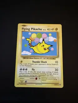 Pokemon TCG Flying Pikachu Evolutions Card 110/108 Secret Rare - Image 1