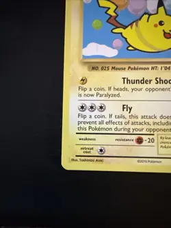 Pokemon TCG Flying Pikachu Evolutions Card 110/108 Secret Rare - Image 5