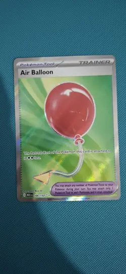 Pokemon TCG Air Balloon Full Art Secret Rare Mega Evolutions Card 166/132 - Image 1