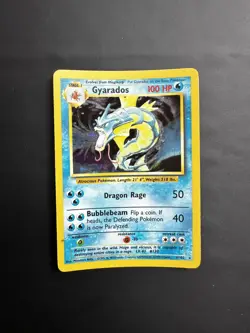 Pokemon TCG Gyarados Base Set 6/102 Holo Unlimited Holo Rare - Image 1