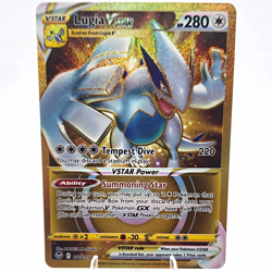 Pokemon Lugia VSTAR Gold Secret Rare Holo 211/195 Silver Tempest Eng 280 NM - Image 1