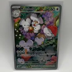 The Pokemon Company Maushold 226/193 SV02 Paldea Evolved IR Holo English 60HP - Image 1