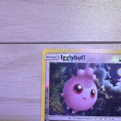 Pokemon TCG Igglybuff 168/236 Cosmic Eclipse Reverse Holo #33 - Image 3