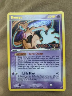 Deoxys Reverse Holo Foil Ex Deoxys 16/107 Pokemon 2005 NM - Image 1