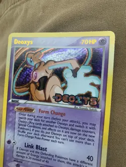 Deoxys Reverse Holo Foil Ex Deoxys 16/107 Pokemon 2005 NM - Image 5