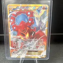 The Pokemon Company Volcanion EX Secret Rare Holo 115/114 XY Steam Siege 2016 - Image 1