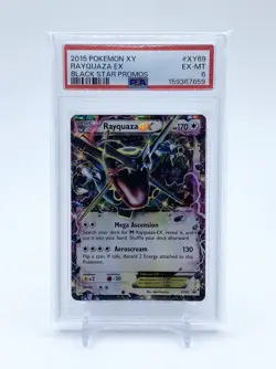 2015 POKEMON XY RAYQUAZA (SHINY) EX BLACK STAR PROMOS #XY69 PSA 6 NEW CERT - Image 1