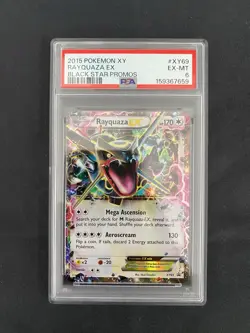 2015 POKEMON XY RAYQUAZA (SHINY) EX BLACK STAR PROMOS #XY69 PSA 6 NEW CERT - Image 2