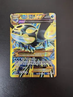Pokemon Primal Kyogre-EX TCG Full Art Ultra Rare Card Ancient Origins 96/98 Holo - Image 1