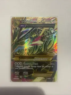 Pokemon TCG Mega-Rayquaza-EX Holo Card Ancient Origins Full Art Ultra Rare 98/98 - Image 1