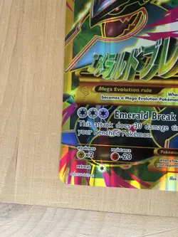 Pokemon TCG JUMBO/Oversized Mega M Rayquaza EX Full Art 98/98 XY Ancient Origins - Image 3