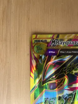 Pokemon TCG JUMBO/Oversized Mega M Rayquaza EX Full Art 98/98 XY Ancient Origins - Image 5