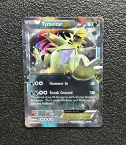 Pokemon TCG - Tyranitar EX 42/98 - Holo Ultra Rare - XY Ancient Origins *NM/LP - Image 1