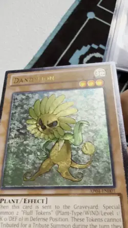 Yu-Gi-Oh Dandylion AP04-EN001 Ultimate Rare Near Mint Condition - Image 2
