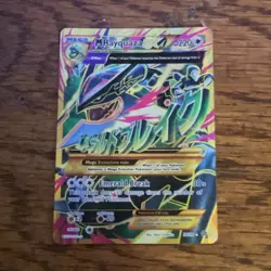 Pokemon M Rayquaza EX Mega Full Art Holo 98/98 XY Ancient Origins - Image 1
